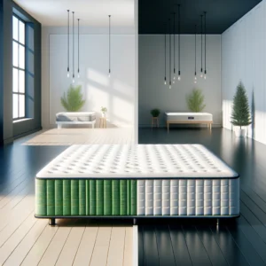 two distinct mattress types side by side in a simple, clean showroom setting signature-sleep-vs-zinus.png